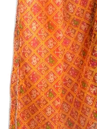 Indian Handicrafts Kota Doria Women's/Girls Stylish Tradition Leheriya Print Dupatta-016-thumb3