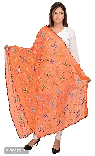 Women's Nazmin Embroidery Dupattas Neck Scarf Fashionable Stole size- 2.25 meter