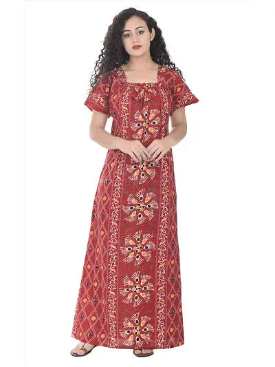 Hot Selling 100 cotton Ethnic Gowns 