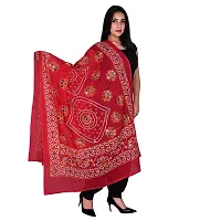 Rajasthani Ari Work Embroidery dupatta with Mirror Work-thumb2