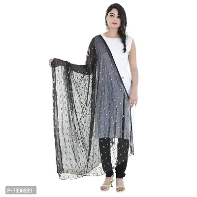 Woman's And Girl Chiffon Dupatta Casual zari Work Dupatta