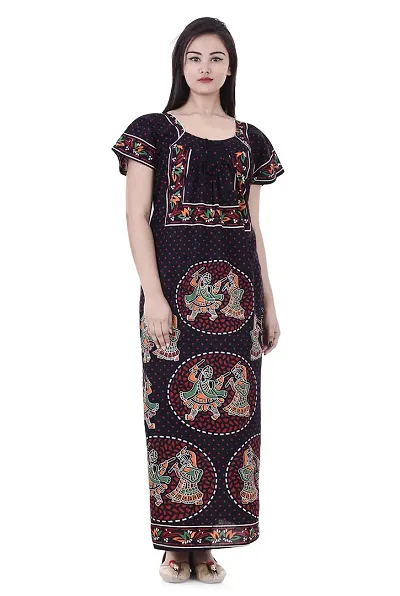 Hot Selling 100 cotton Ethnic Gowns 