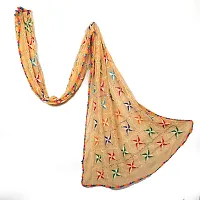 Women's Nazmin Embroidery Dupattas Neck Scarf Fashionable Stole size- 2.25 meter-thumb1