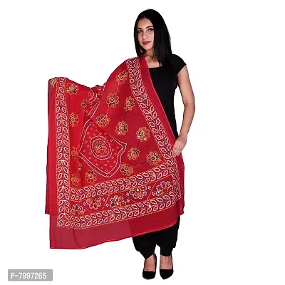 Rajasthani Ari Work Embroidery dupatta with Mirror Work-thumb0