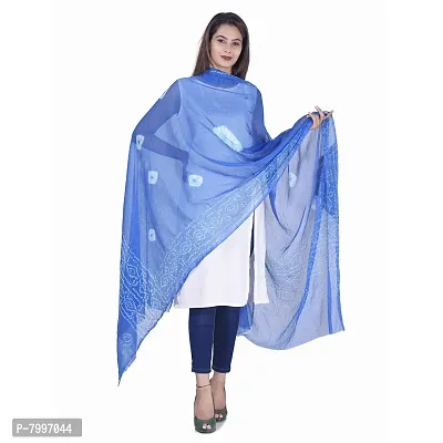 Chiffon Bandhani Shibori Dupatta Scraf Chunni-thumb3