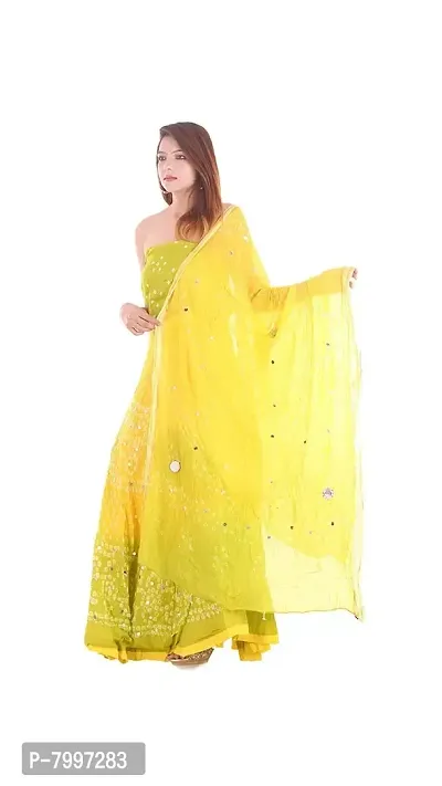 Women's Cotton Lehenga Choli (Generic-1001_Yellow_Free Size)-thumb3