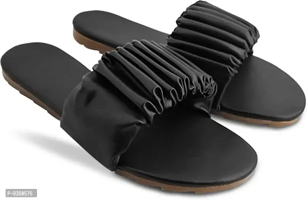 Womens/Girls Stylish Party Wear Flat Sandal-thumb0