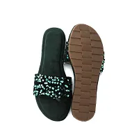 Womens/Girls Stylish Party Wear Flat Sandal-thumb4