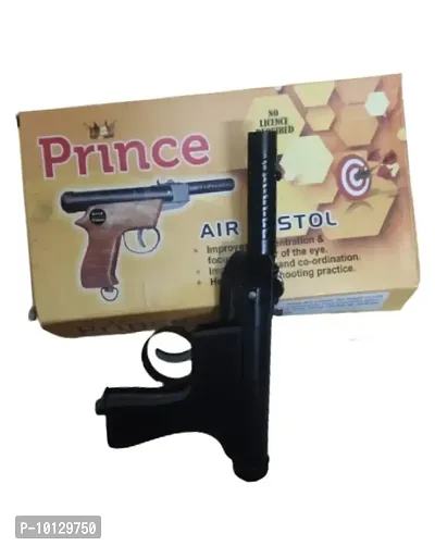 JGG PRINCE METAL  BLACK TOY GUN FREE 200 BULLETS-thumb0