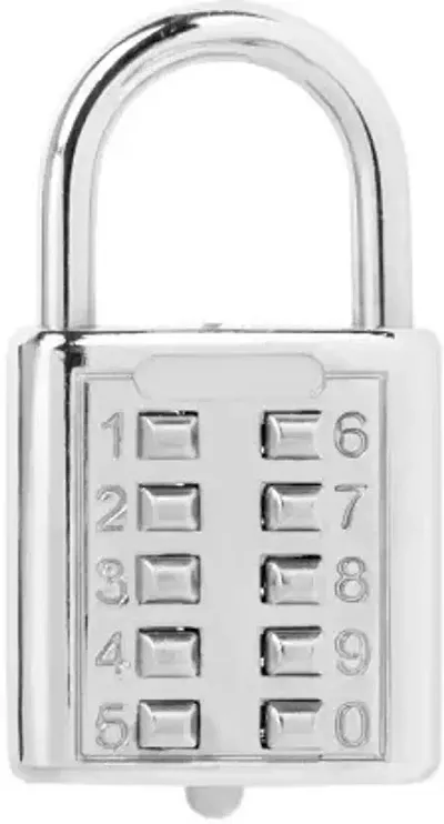 JGG Jain Gift Gallery password Luggage Padlock Travel Code Padlock  (Multicolor)