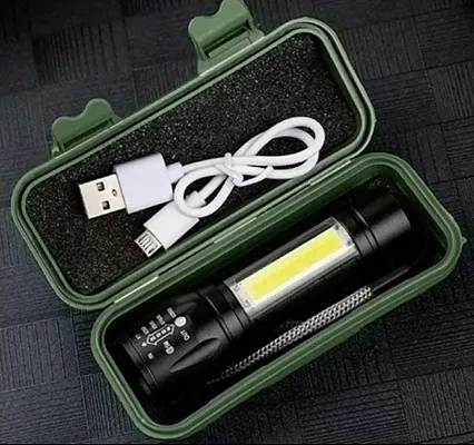 Mini USB Rechargeable LED Light Small Flashlight-Lamp Torch Pocket