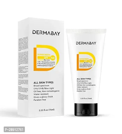 DERMABAY Premium Sunscreen SPF 50, PA++++ - SPF 50 PA++++ (75 ml)