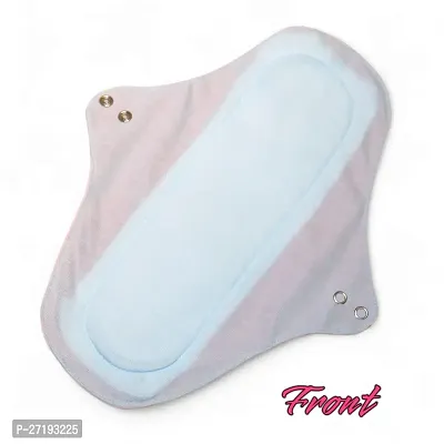 RYSTAL (Pack of 1)Reusable Cloth Period Pads for Heavy Flow Leakproof Overnight Protects, Eco-friendly Cotton sanitary pads ,Washable Cloth Panty Liners Period Pads with Wings for Women,,-thumb4