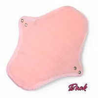 RYSTAL (Pack of 1)Reusable Cloth Period Pads for Heavy Flow Leakproof Overnight Protects, Eco-friendly Cotton sanitary pads ,Washable Cloth Panty Liners Period Pads with Wings for Women,,-thumb2