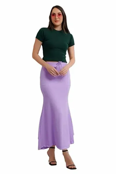 Comfortable Linen Solid Saree Shapewear For Women