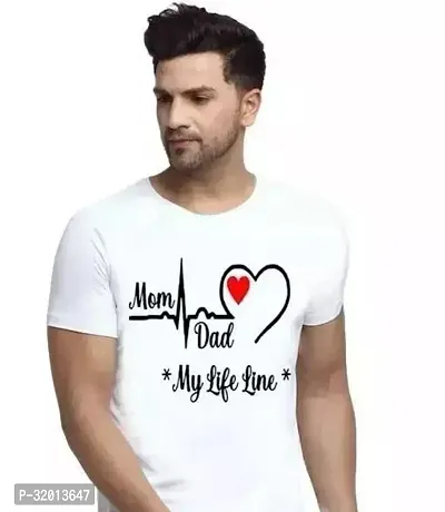 Stylish Polycotton Printed Tshirt for Men-thumb0