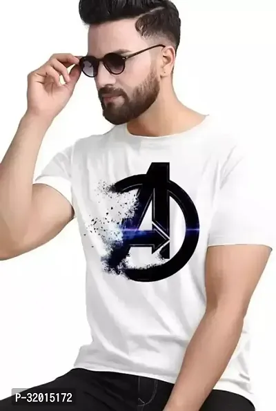 Stylish Polycotton Printed Tshirt for Men-thumb0