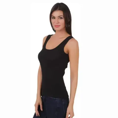 Stylish Solid Tank Top For Women