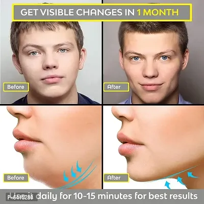 Jawline Exerciser Tool Men and Women, Double Chin Reducer for Women Face Fat Reducer Jaw Exerciser for Men Jawline Shaper Slim and T-thumb2