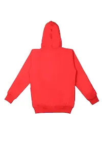 Hypknot Boy's Cotton Stylish Hooded Neck Sweatshirt Hoodie (Red, Size-30)-thumb1