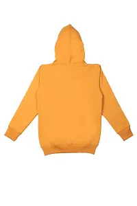 Hypknot Boy's Stylish Cotton Hooded Neck Hoodie Sweatshirt (Mustard, 13-14 Years)-thumb1
