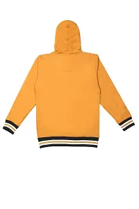 Hypknot Boy's Cotton Stylish Hooded Neck Sweatshirt Hoodie (Mustard, Size-32)-thumb1