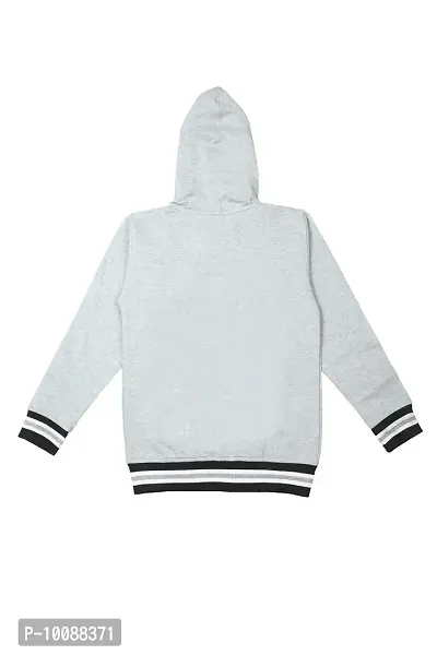 Hypknot Boys Stylish Cotton Sweatshirt Hoodie (Grey,Size-24)-thumb2