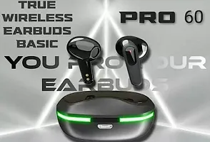 Pro 60 TWS Wireless Earbuds with Colorful Breathing Lights and Easy Touch-thumb1