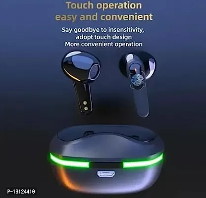 Pro 60 TWS Wireless Earbuds with Colorful Breathing Lights and Easy Touch Controls