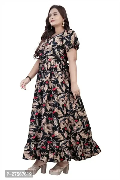 Stylish Ethnic Gown for Women And Girls-thumb2