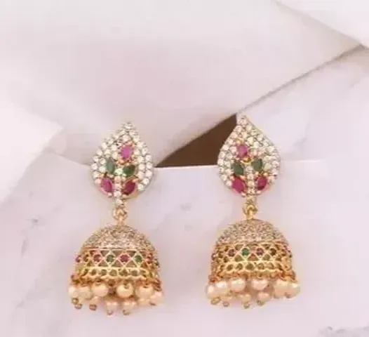 Elegant Brass Earrings For Women