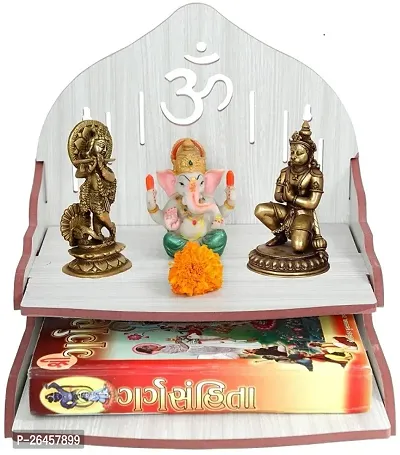 Elegant Wooden Temple For Pooja-thumb0