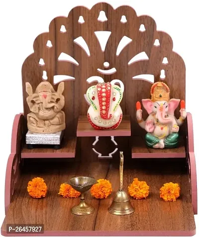 Elegant Wooden Temple For Pooja-thumb0