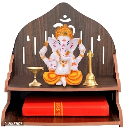 Elegant Wooden Temple For Pooja-thumb0