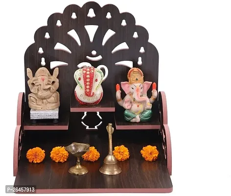 Elegant Wooden Temple For Pooja-thumb0