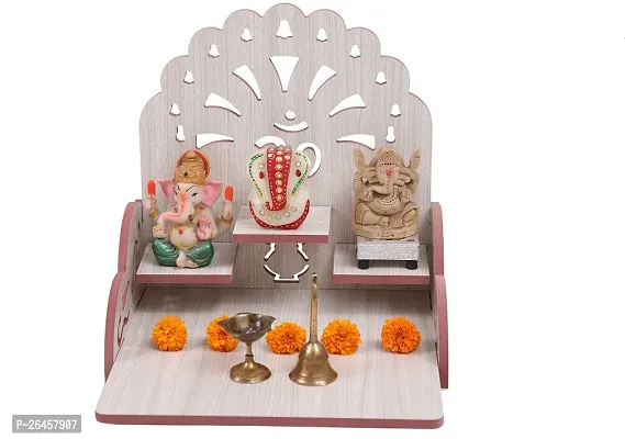 Elegant Wooden Temple For Pooja-thumb0