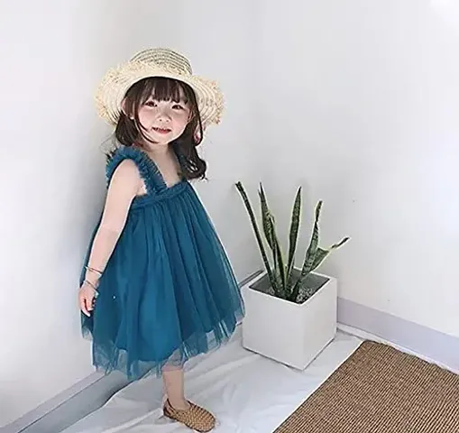 Fabulous Net Frock For Girls