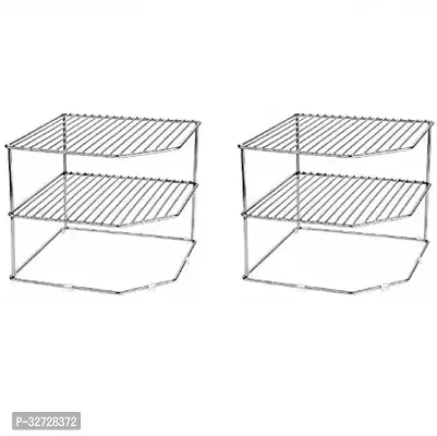 Classic Kitchen Rack Steel Pack Of 2-thumb0