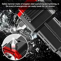 Multipurpose Portable 3 W Rechargeable Torch Hammer Seatbelt Cutter-thumb3