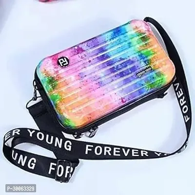 Trendy Sling Box Forever Young Cross body Shoulder Cosmetic Bag-thumb2