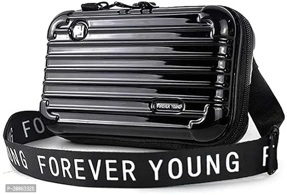 Trendy Sling Box Forever Young Cross body Shoulder Cosmetic Bag-thumb0