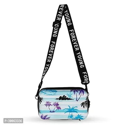 Trendy Sling Box Forever Young Cross body Shoulder Cosmetic Bag-thumb2