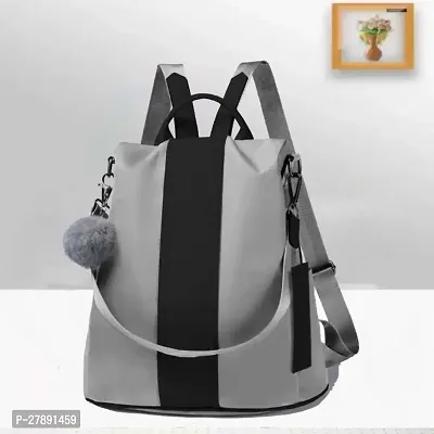 Adorable Grey Backpacks for Women-thumb0