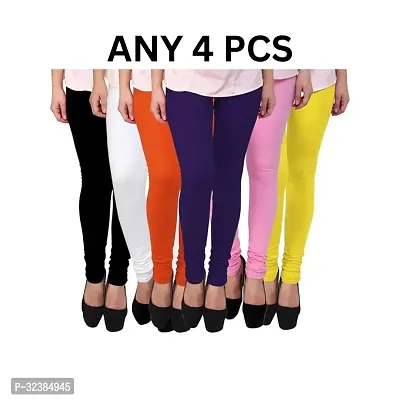 Pack Of 4 Viscose Lycra Leggings