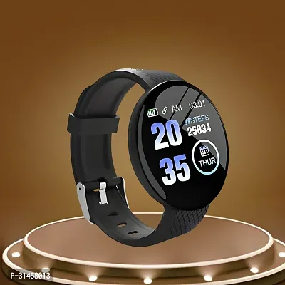 RA-339 D18 Smart Watch with Heart Rate Monitor Sleep Monitor, Call, Message, Round Dial for Men/Women-thumb0