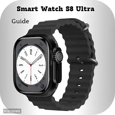 ED-201S8 Ultra Smart Watch with Dual Strap Full Screen Waterproof Touch Display Bluetooth Calling Compatible with All Android  iOS-thumb3