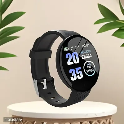 IG-343 D18 Smart Watch with Heart Rate Monitor Sleep Monitor, Call, Message, Round Dial for Men/Women-thumb0