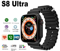 ED-201S8 Ultra Smart Watch with Dual Strap Full Screen Waterproof Touch Display Bluetooth Calling Compatible with All Android  iOS-thumb1