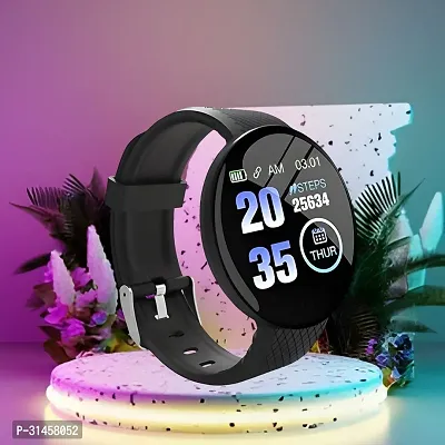 AX-355 D18 Smart Watch with Heart Rate Monitor Sleep Monitor, Call, Message, Round Dial for Men/Women-thumb0