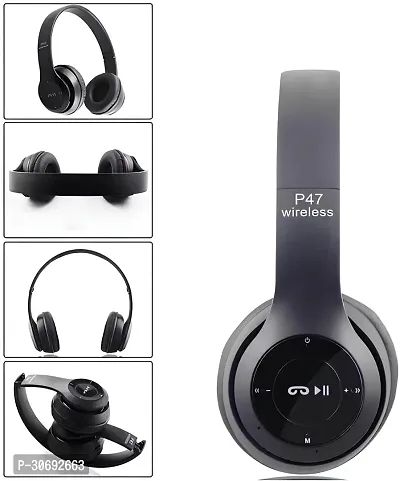 QM-1 Bluetooth Headphones, Bluetooth Wireless Over Ear Headphones 40db Active Noise Cancelling, 85hours Playtime, Fast Charge, Ambient Sound Mode,47mm driver, Built-in Equalizer-thumb2